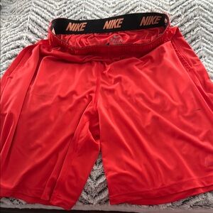 Nike Men's Red Athletic Shorts